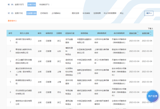 注册制主板IPO新申报首日，华龙证券、华宝证券获“压线”受理？ 已有6家券商进入注册制主板排队审核序列